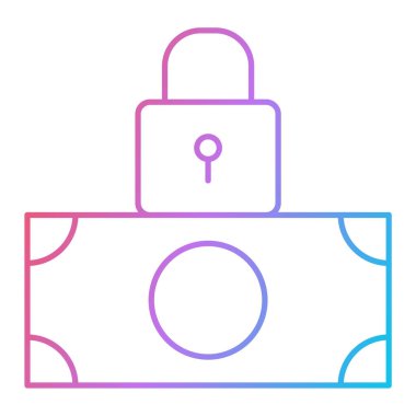 ikon vektör illüstrasyonunu kilitle