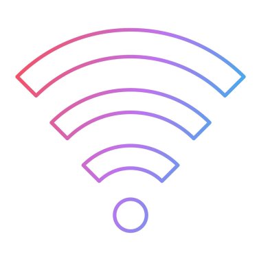 wifi simgesi vektör illüstrasyonu