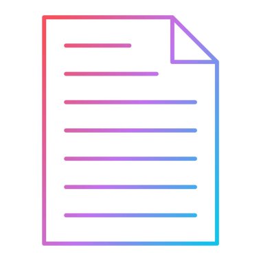 belge simgesi, vektör çizimi