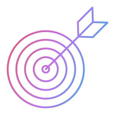 hedef simge vektör illüstrasyonu