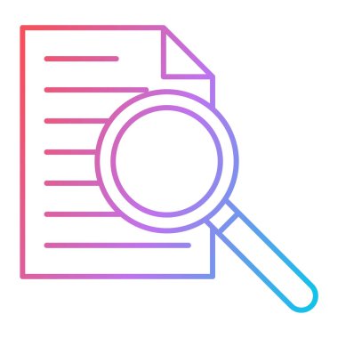 Arama simgesi vektör illüstrasyonu