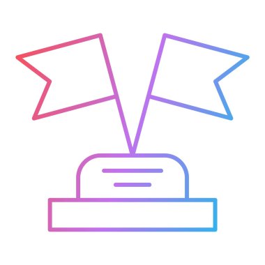 kupa simgesi vektör illüstrasyonu