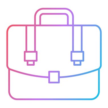 evrak çantası ikonu vektör illüstrasyonu