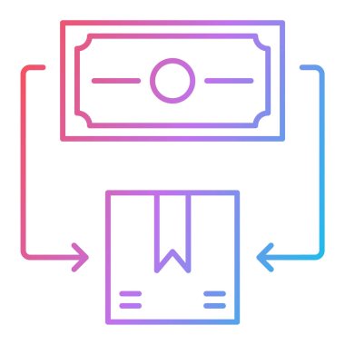 kutu simgesi vektör illüstrasyonu