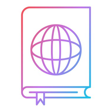 kitap simgesi vektör illüstrasyonu