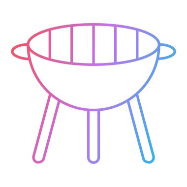 Izgara izole edilmiş ikon vektör illüstrasyon tasarımı