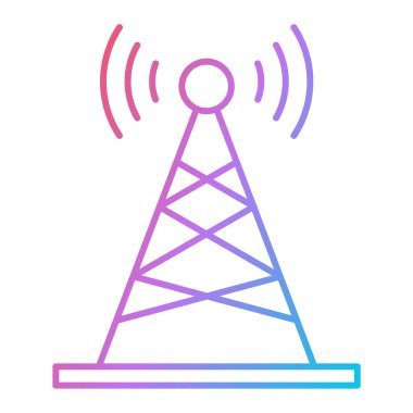 anten simgesi vektör illüstrasyonu