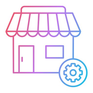 seo modern simgesinin vektör illüstrasyonu