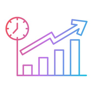 grafik ikonu vektör illüstrasyonu
