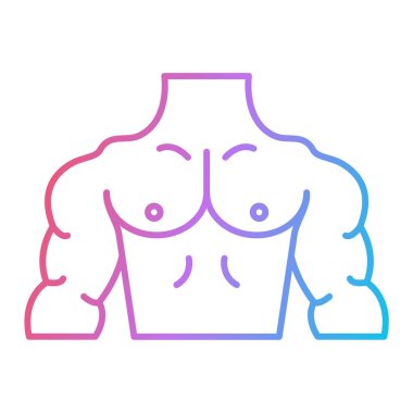 Bir insan vücudunun vektör çizgisi simgesi