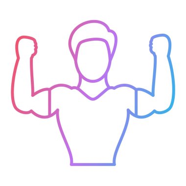 fitness ve sağlıklı yaşam tarzı ikon vektör illüstrasyon grafik tasarımı