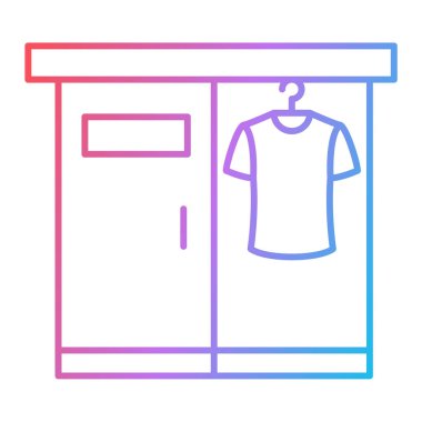 giysi simgesinin vektör illüstrasyonu