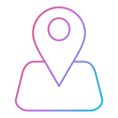 konum simgesi, pin, gps, harita, vektör illüstrasyonu