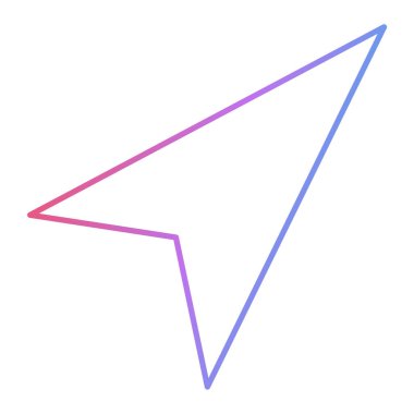 ok simgesi vektör illüstrasyonu