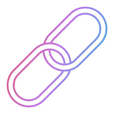 mor zincir vektör çizimi