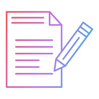 belge simgesi vektör illüstrasyonu