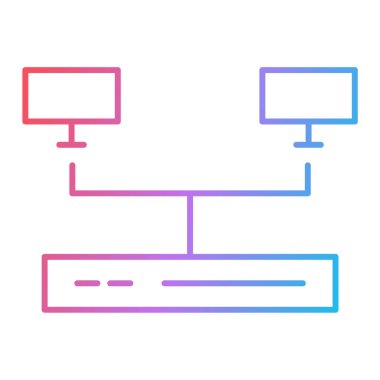 ağ paylaşım simgesi çizimi