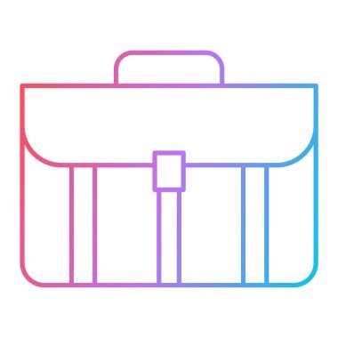 evrak çantası ikonu vektör illüstrasyonu