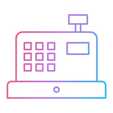 vektör ince çizgi simgesi