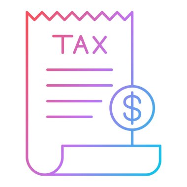 Bill vektör ince çizgi simgesi