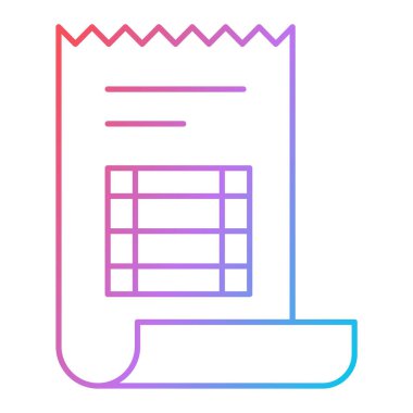 belge simgesi vektör illüstrasyonu