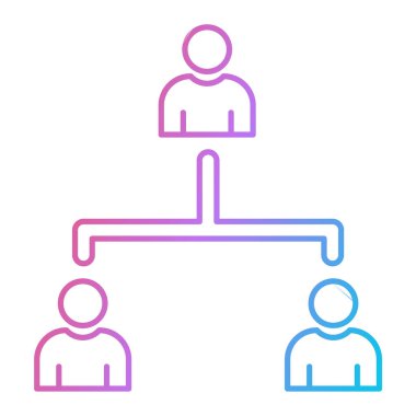 İnsan simgesinin vektör illüstrasyonu