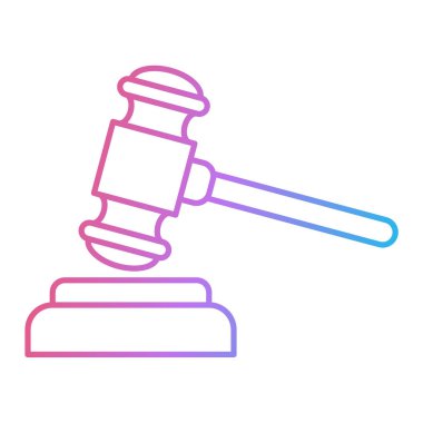 kanun simgesi vektör illüstrasyonu