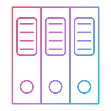 Ofis dizinleri simgesi. vektör illüstrasyonu