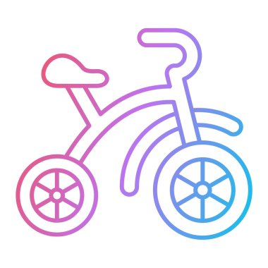 bisiklet ikonu vektör illüstrasyonu