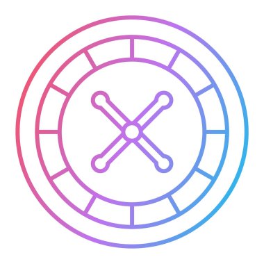 Kumarhane vektör simgesi modern basit illüstrasyon