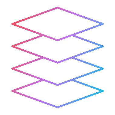 Basit grafik simgesi vektör illüstrasyonu