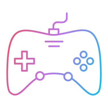 Oyun kolu. Web simgesi basit illüstrasyon