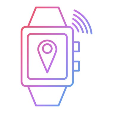 Akıllı çocuk. Web simgesi basit illüstrasyon