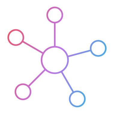 Molekül simgesi vektör illüstrasyonu