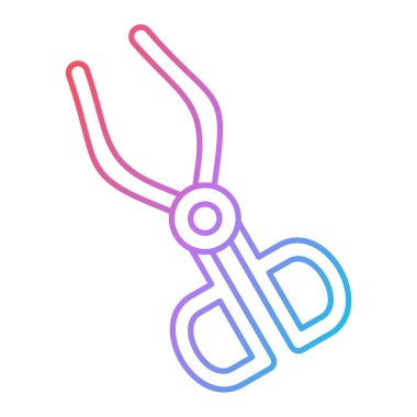 makas simgesi vektör illüstrasyonu