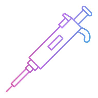 şırınga simgesi vektör illüstrasyon tasarım şablonu