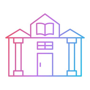 Modern eğitim ikonunun vektör illüstrasyonu