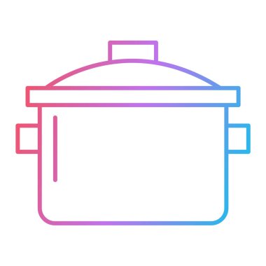 Esrar ikonu. Web için pişirme vektörü simgelerinin ince çizgi çizimi