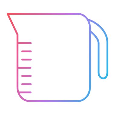 Mutfak gereçleri simgesi. Web için blender vektör simgelerinin özet çizimi