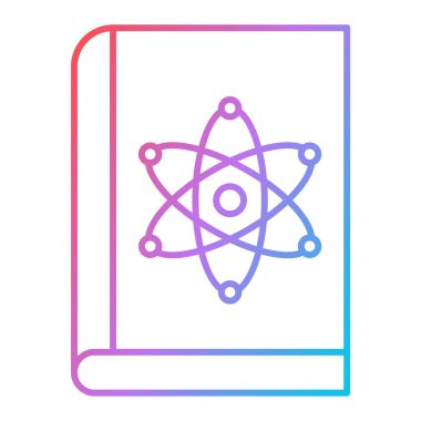 Bilim ve eğitim ikonu vektör illüstrasyon grafik tasarımı