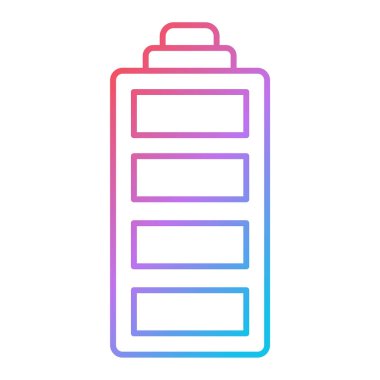 Batarya şarj çizgisi simgesi