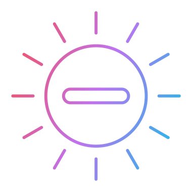 seo modern simgesinin vektör illüstrasyonu