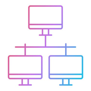ağ paylaşım simgesi çizimi