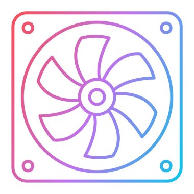 Hayran ikonu. vektör illüstrasyonu