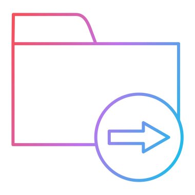 Belge simgesi soyut bir grupta izole edildi