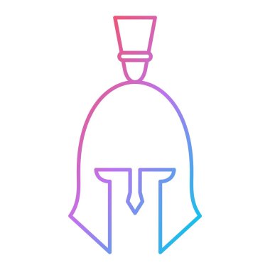 Müze vektör simgesi modern illüstrasyon