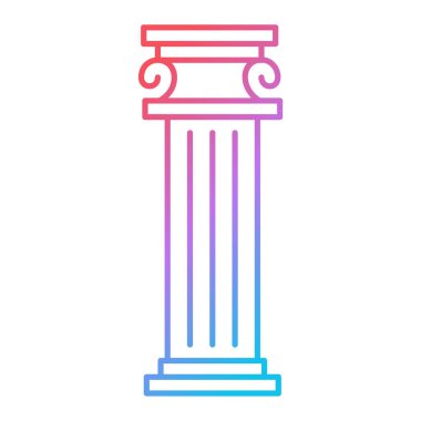 sütun simgesi çizimi