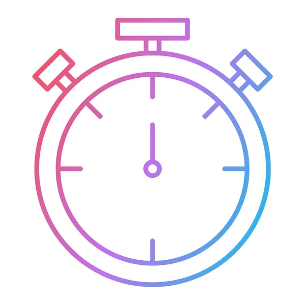 Stopwatch Icono Vector Ilustración — Archivo Imágenes Vectoriales