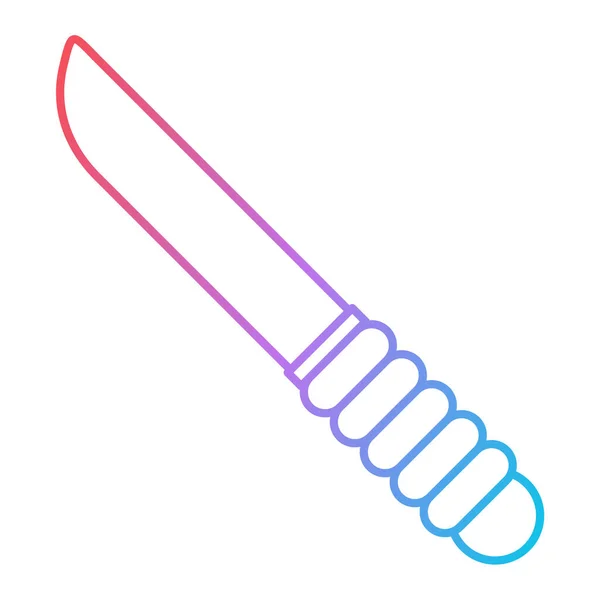 Sword Icon Outline Illustration Dagger Vector Icons Web — Archivo Imágenes Vectoriales