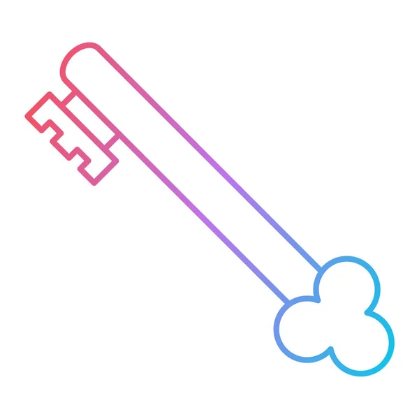 Vector Illustration Iron Key — Stock vektor